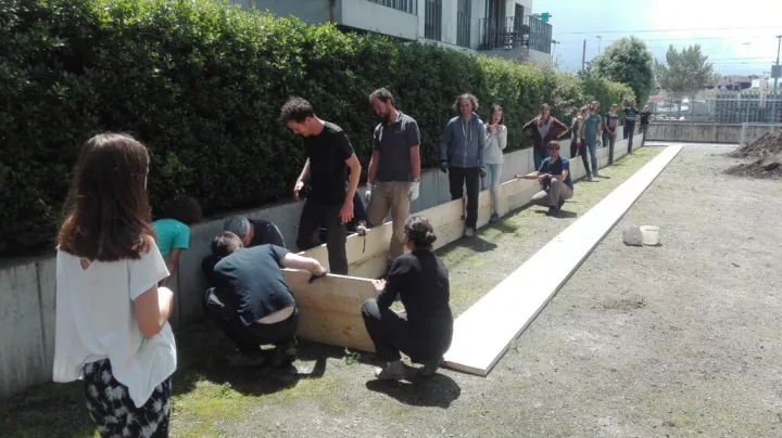 Installation de  potagers collectifs dans les quartiers