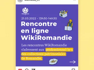 Illustrations et visuels réseaux sociaux – Wikimédia Romand