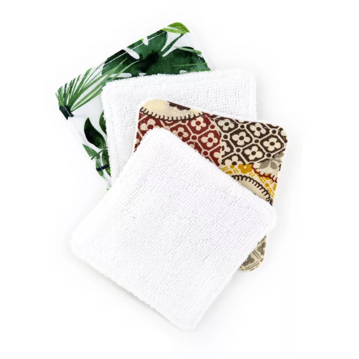 Lingettes démaquillantes lavables - 4 pièces