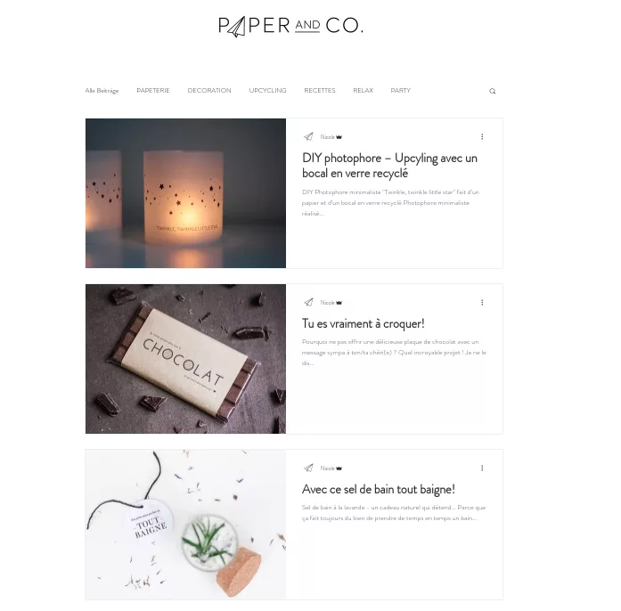 Blog DIY